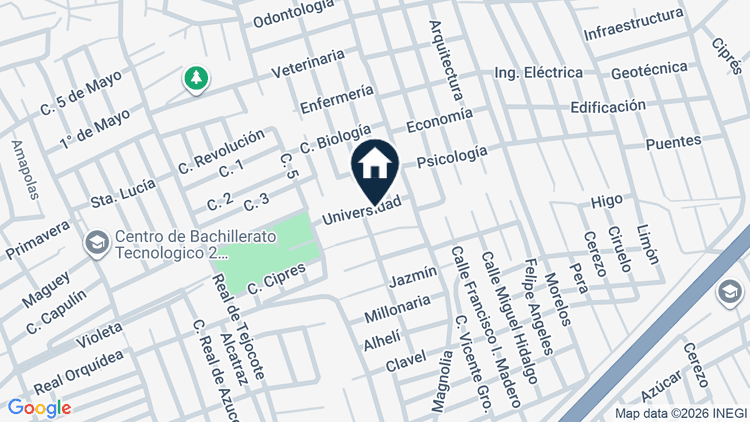 Mapa de Casa 11 B, Avenida Universidad 6 F, lote 07, Atizapán de Zaragoza