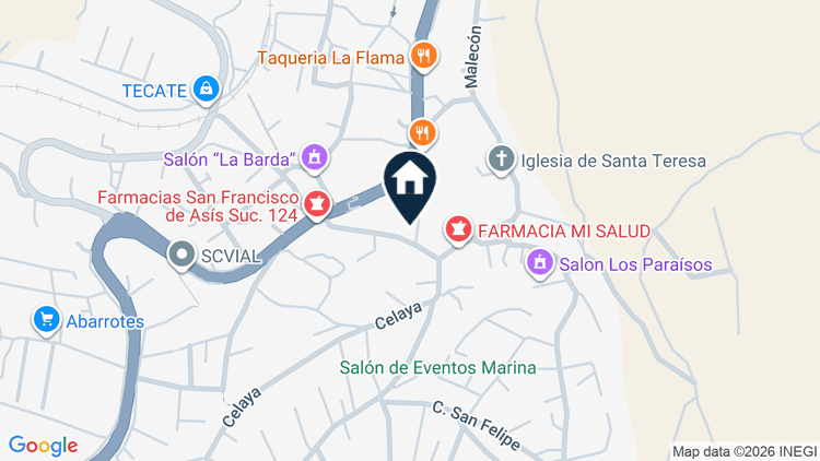 Mapa de Lote 24, manzana 3, colonia Santa Teresa, Guanajuato
