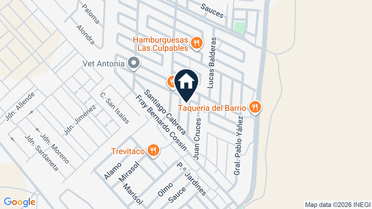 Mapa de Ignacio Allende, lote 3, manzana 4, colonia Pedro Moreno, San Miguel de Allende