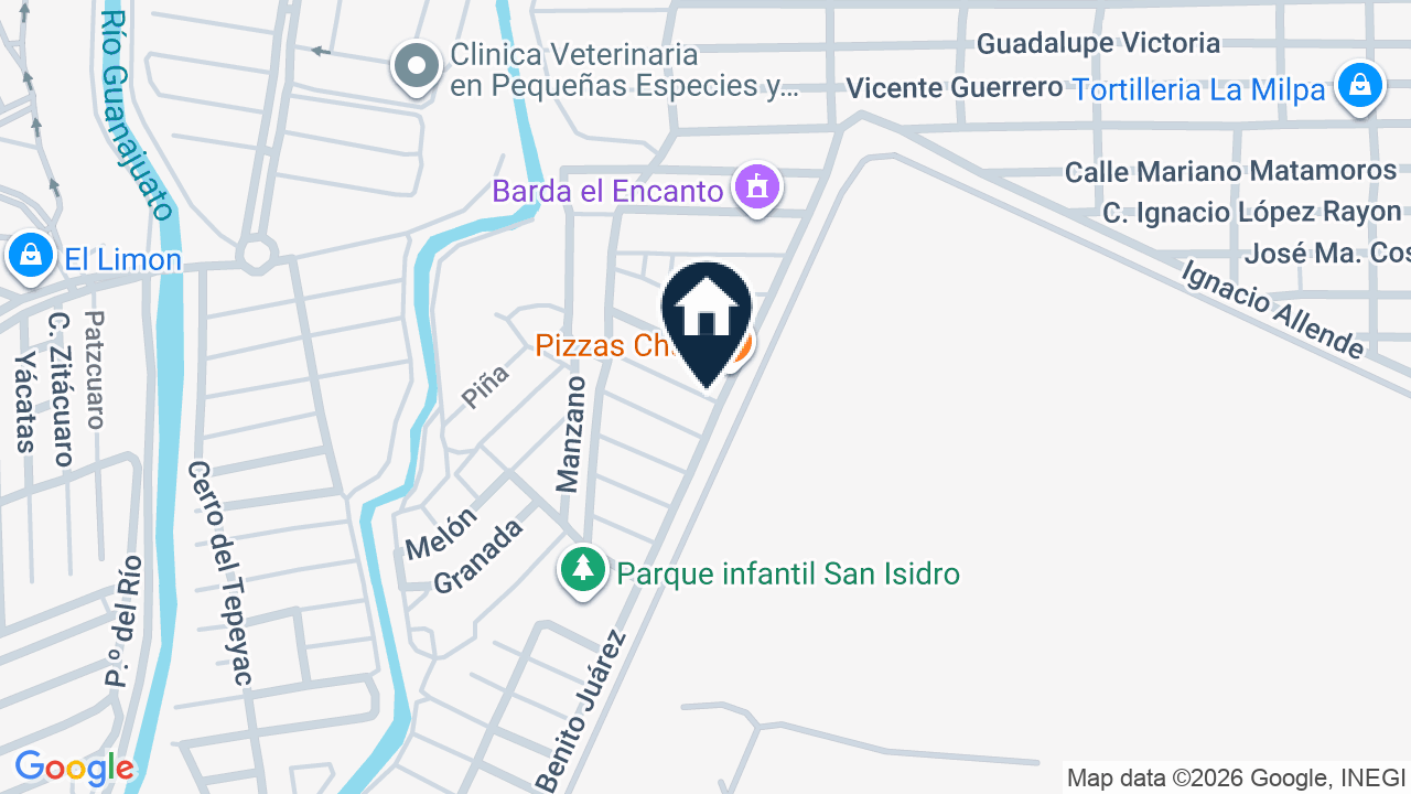 Mapa de Puerto Ciudad del Carmen 154, Irapuato