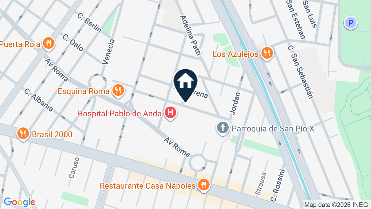 Mapa de Jordan 301, colonia Tepeyac, León